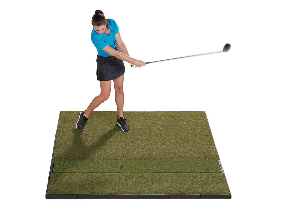 Fiberbuilt Grass Series Studio Golf Mat - Single Hitting - 7'x6'