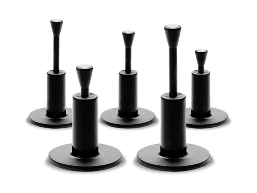 Fiberbuilt Grass Series Adjustable Tee Height System Assembled, Black - Box of 50