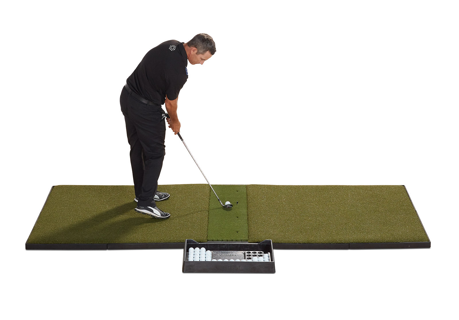Fiberbuilt Grass Series Studio Golf Mat - Center-Hitting - 9'x4'