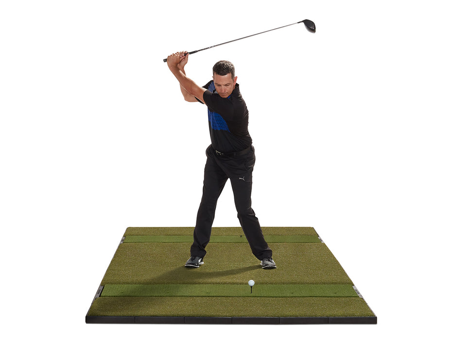 Fiberbuilt Grass Series Studio Golf Mat - Double Hitting - 10'x6'